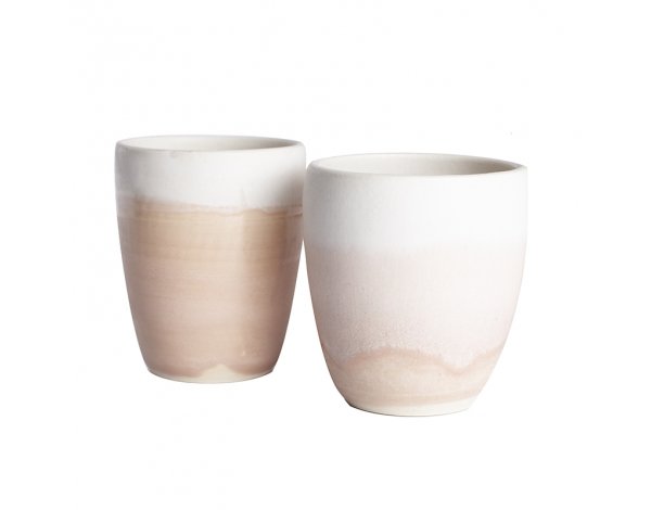 Handcrafted pink espresso mug ,Gardelli