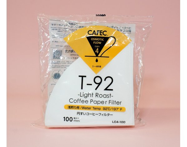 FILTERS - LIGHT ROAST T-92 100 PIECES, CAFEC